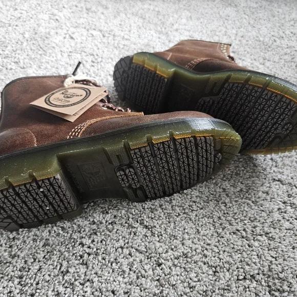 Dr. Martens Dark Tan Leather Boots - Picture 4 of 4